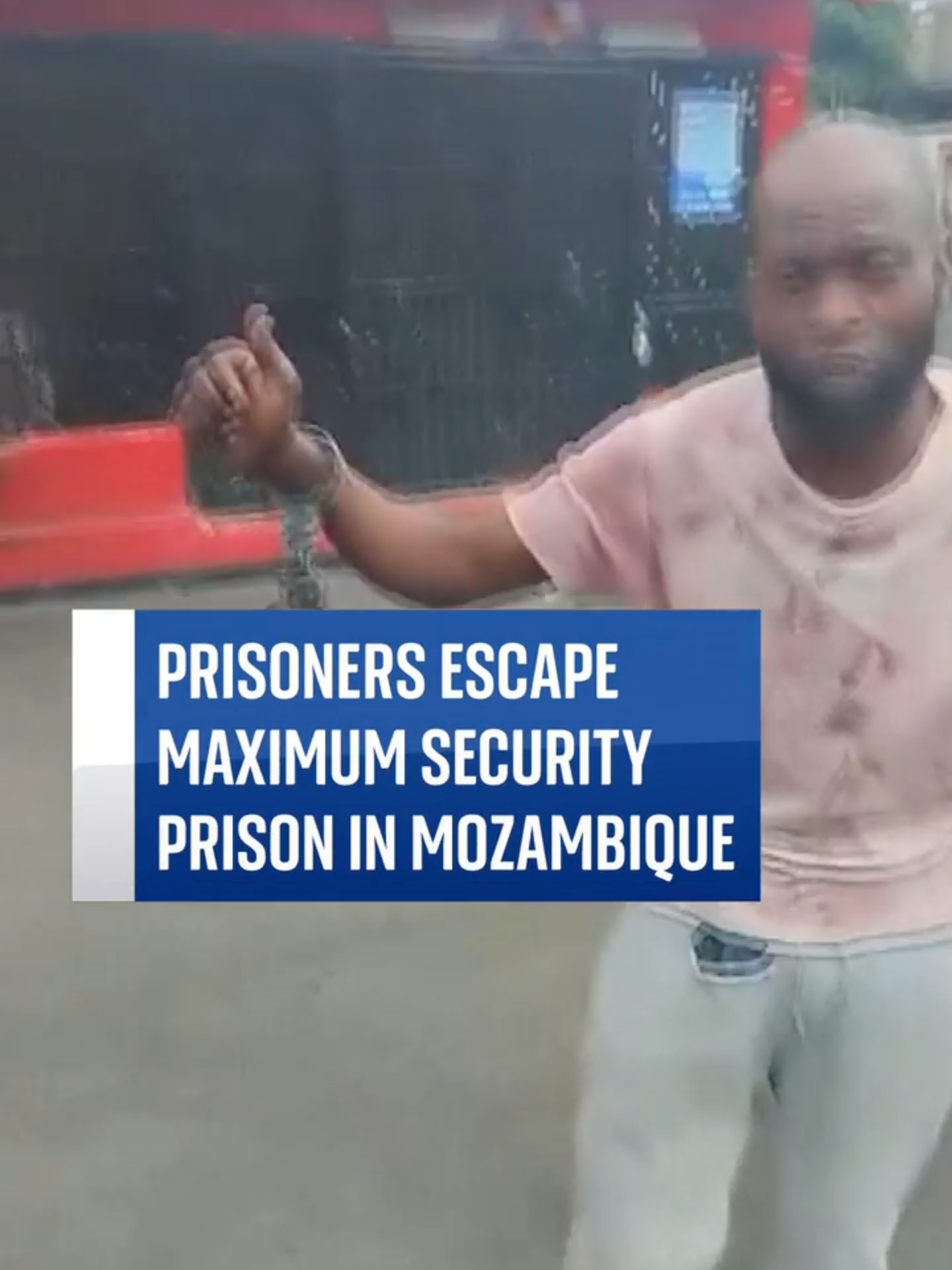 Police said at least 6,000 prisoners escaped from a maximum security prison in Mozambique. Protests started after Daniel Chapo, of the ruling Frelimo party, won the presidential election with 65.2% of the vote. #mozambique #protests #prison