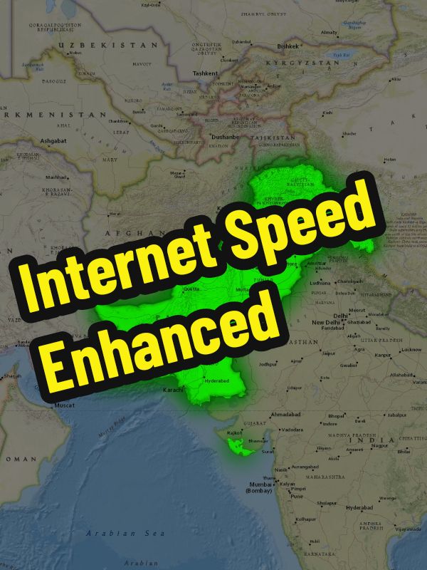 Internet Speed in Pakistan #pakistan #facts #maps #tiktok #reels 