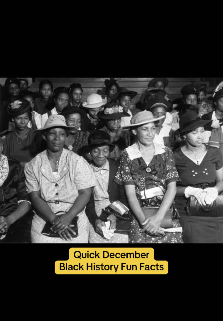 ⏳Quick Wrap-up with Some December Black History Fun Facts! #BlackTikTok #blacktiktokcommunity 