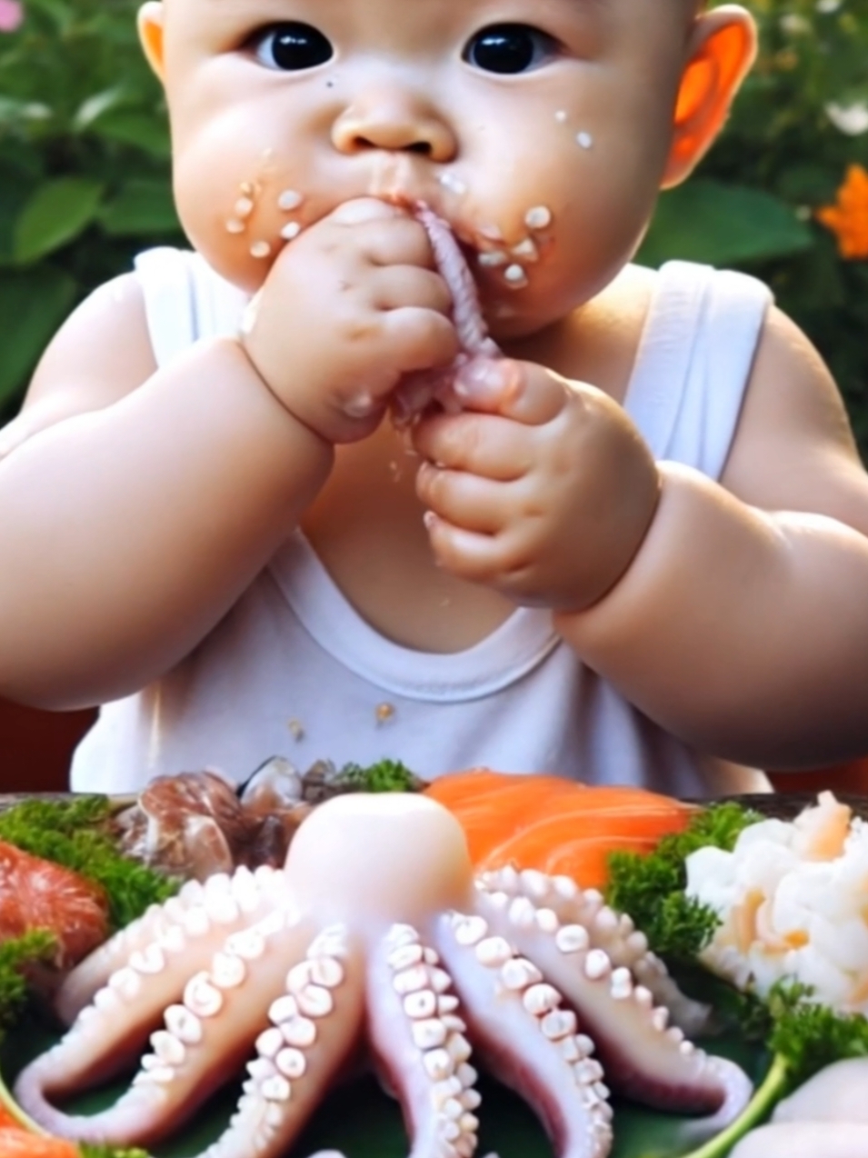 #eating #mukbangeatingshow #asmr #ai #babycute #asmrfood #asmrfoodeating 