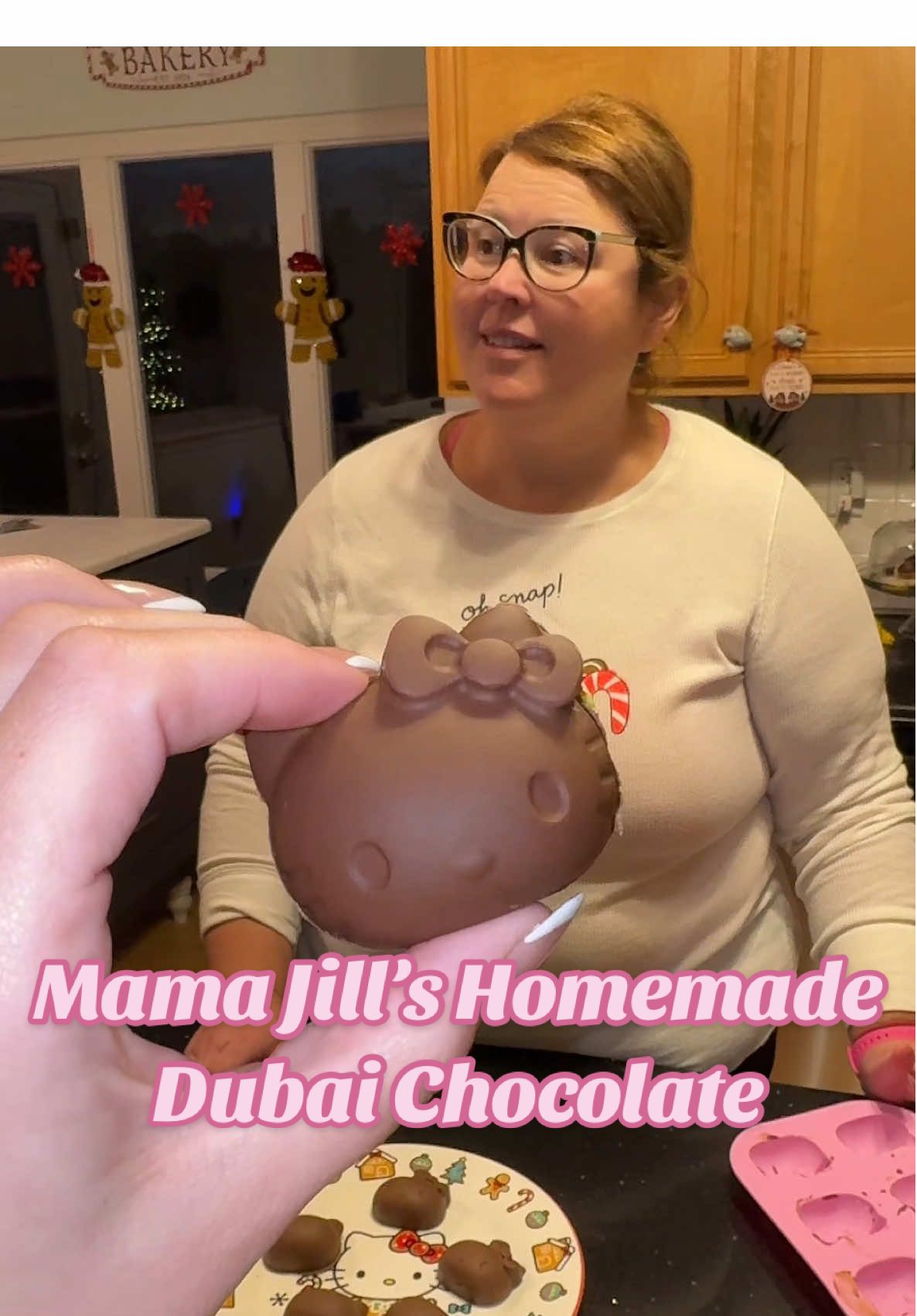 A little #homemade #dubai #chocolate #Recipe #foryou #MomsofTikTok #hellokitty #recipes #fyp 