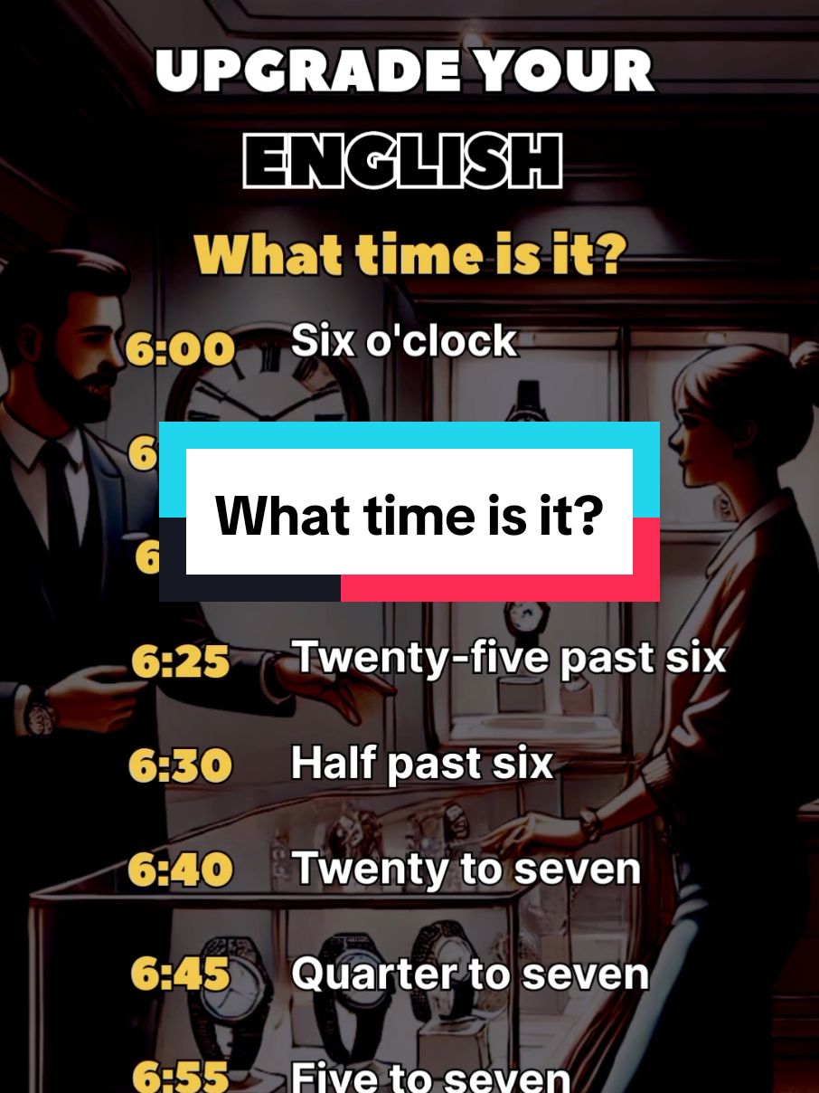 What time is it? Vocabulary. #vocabulary #learn_english #tiktokenglish #englishforbeginners #englischlernen 