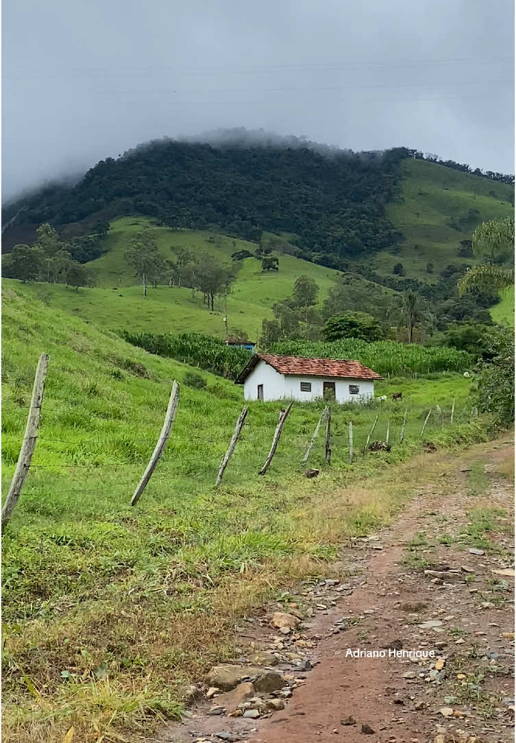 🍃 Casinha no pé da Serra ⛅️🌿🌾🏡 #casinha #casinhasimples #rural #agro #roça #sertanejo #fazenda 