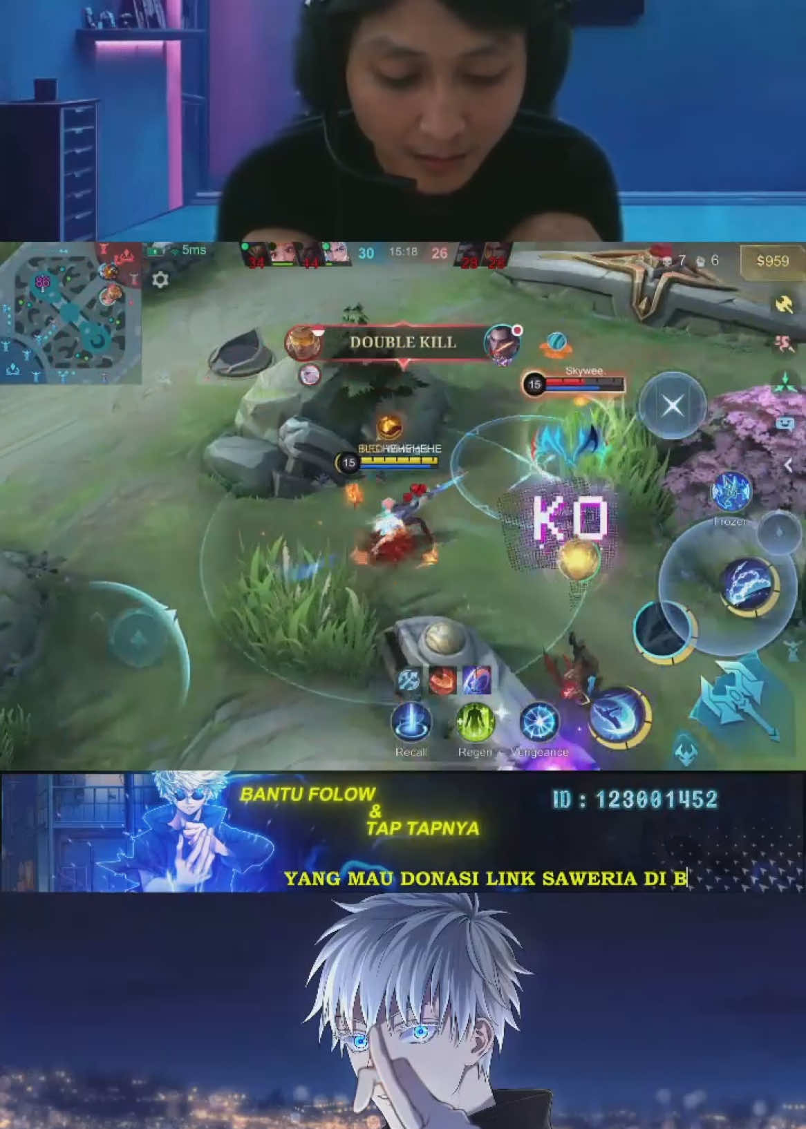 El misterius wwkkwk #mobilelegends_id🇮🇩 #GreaterThanEver #MLBBM6TorchRelay #MLBBM6 #streamer #tiktoklivefest2024 #tiktokstudio #TikTokLIVE #LIVEhighlights #fyppppppppppppppppppppppp #pemula #openmabar #fyp 