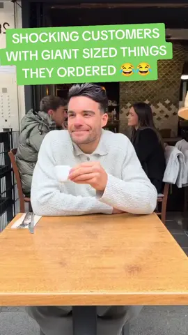 #cafe #food #foodies #giantportions #foodportions #shocking #surprised #surprise #hiddencamera #reaction 