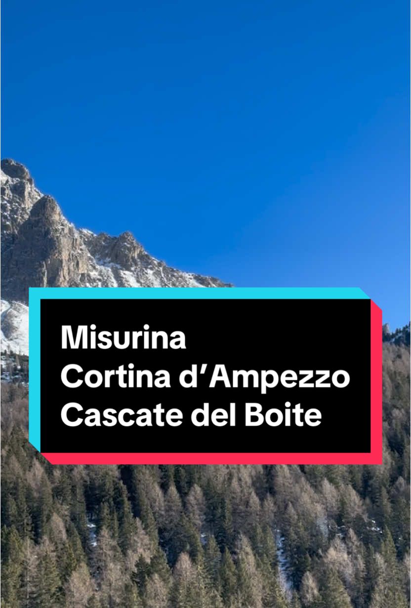 #misurina #cortina #boite #cascate 