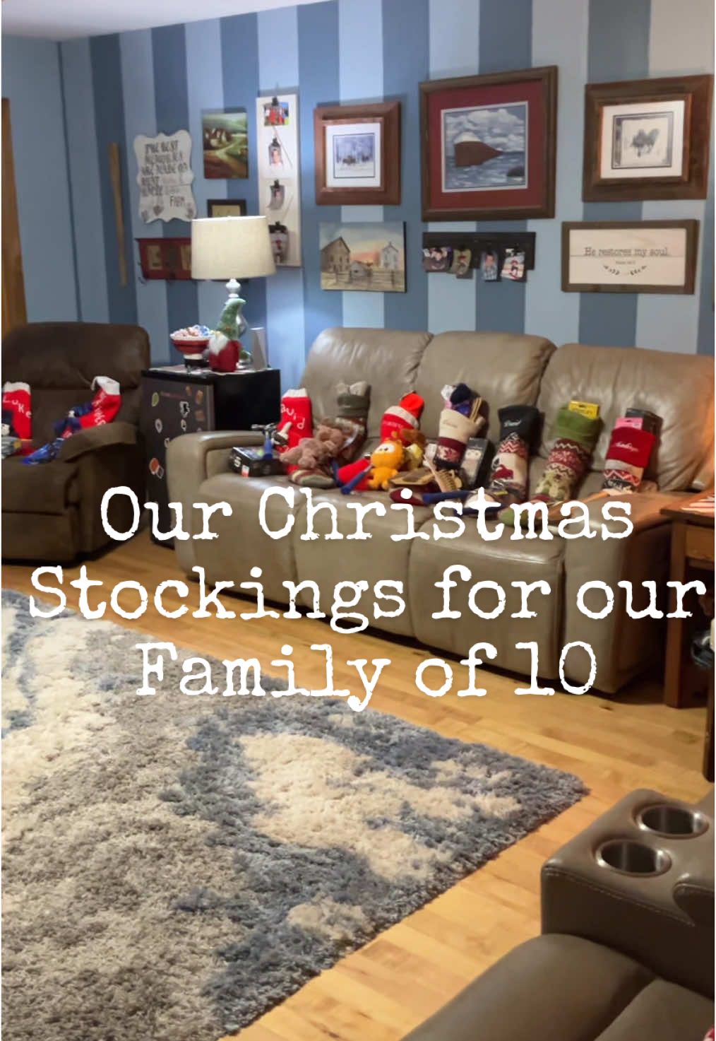 OUR FAMiLY TRADiTIONS FOR Christmas Stockings #justthebells10 #bigfamily #familytraditions #familystorytime #holidayvibes #giftideas #stockingstuffers 