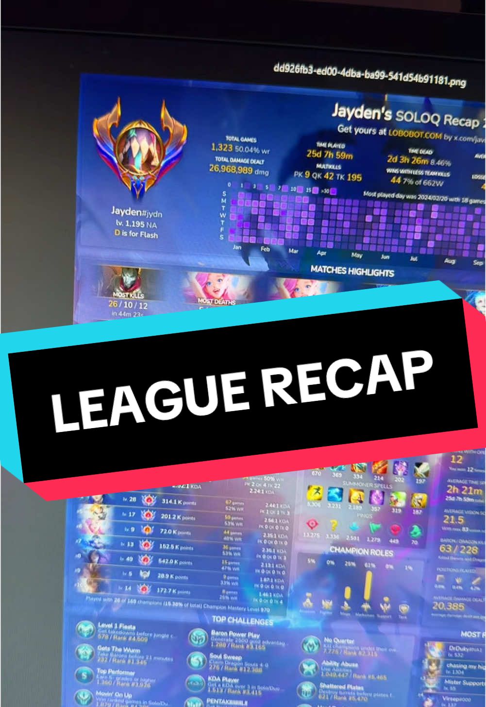 how to get a 2024 league recap #leagueoflegends #jydn 