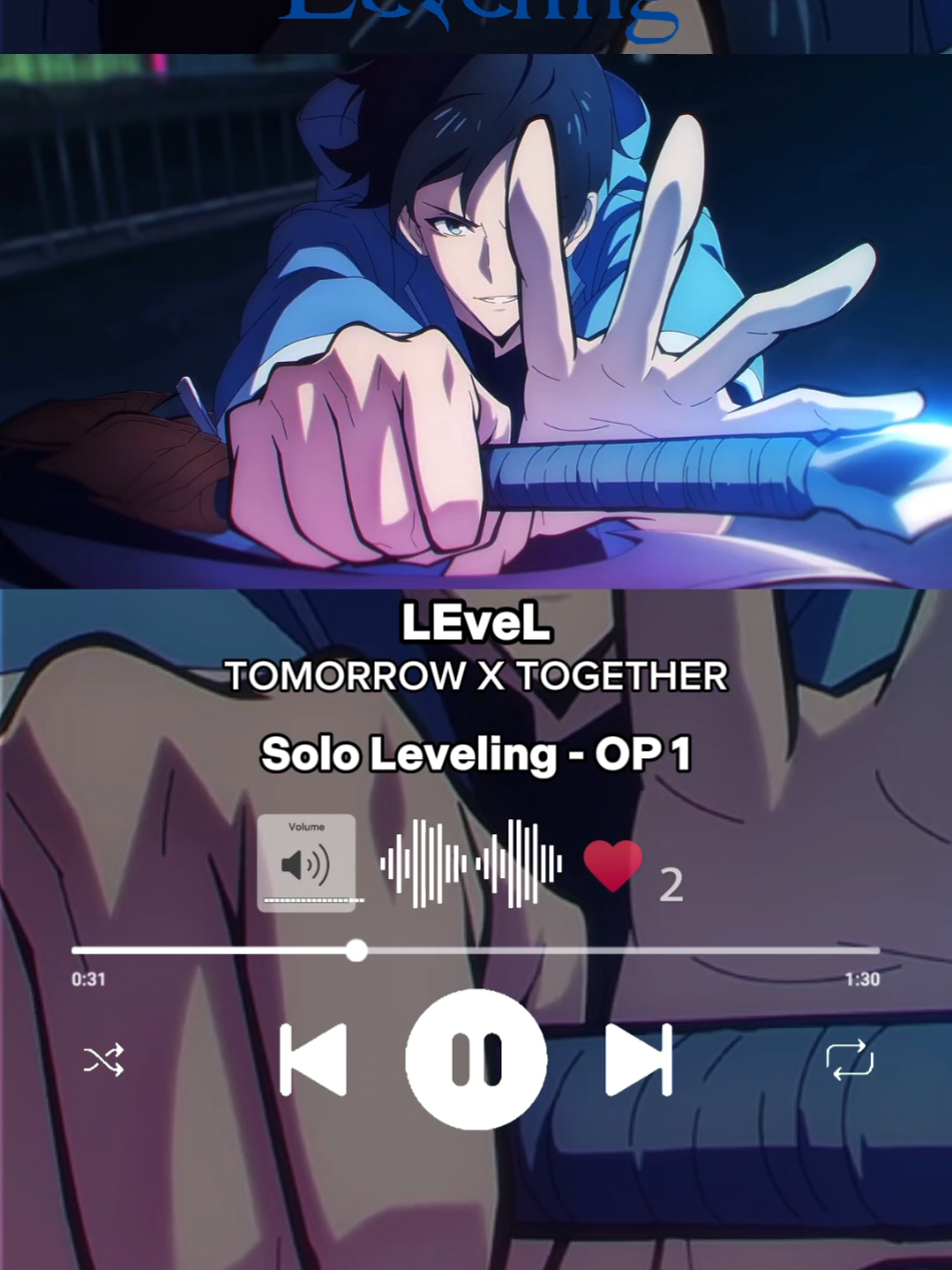 Solo Leveling OP 1 | LEveL - TOMORROW X TOGETHER | #Opening #Anime #animemanga #sololeveling #oredakelevelupnaken #level #sawanohiroyuki #nzk #tomorrowxtogether #sungjinwoo #sololevelinganime #animeopening #Otaku #animefyp #animeedit #animetiktok #sar_musicsong #fyp #parati #viral