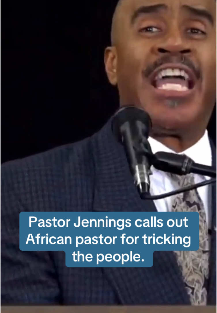 Pastor Jennings calls out African pastor for tricking the people.