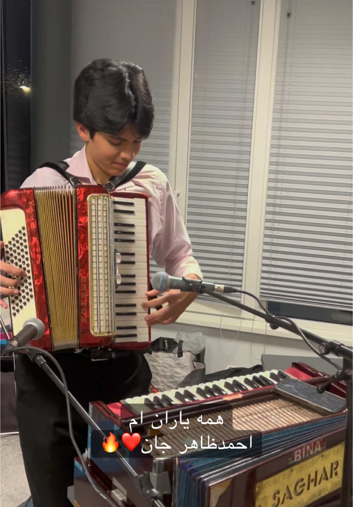 Hama Yaaranam❤️🌹 by Saghar Siar. #sagharsiar #original #ahmadzahir #accordion #fyp #foryoupage❤️❤️ #afghanistan #iran 