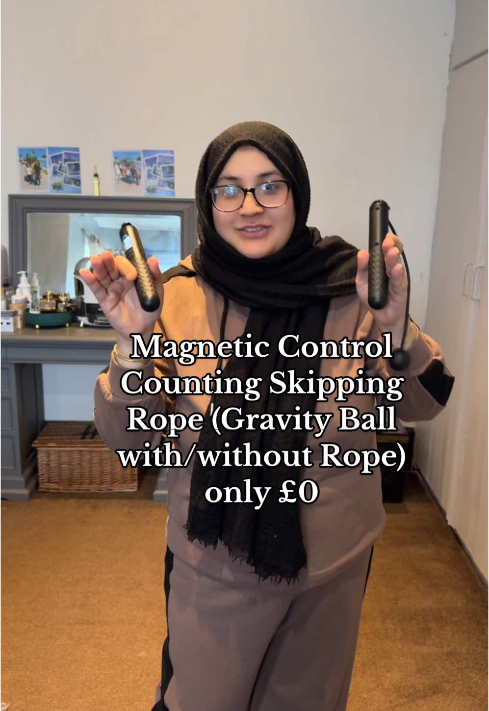 Magnetic Control Counting Skipping Rope (Gravity Ball with/without Rope) only £0#tiktokmademebuyit #DealDrops #TikTokShop #foryoupage #vairalvideo #fyp 