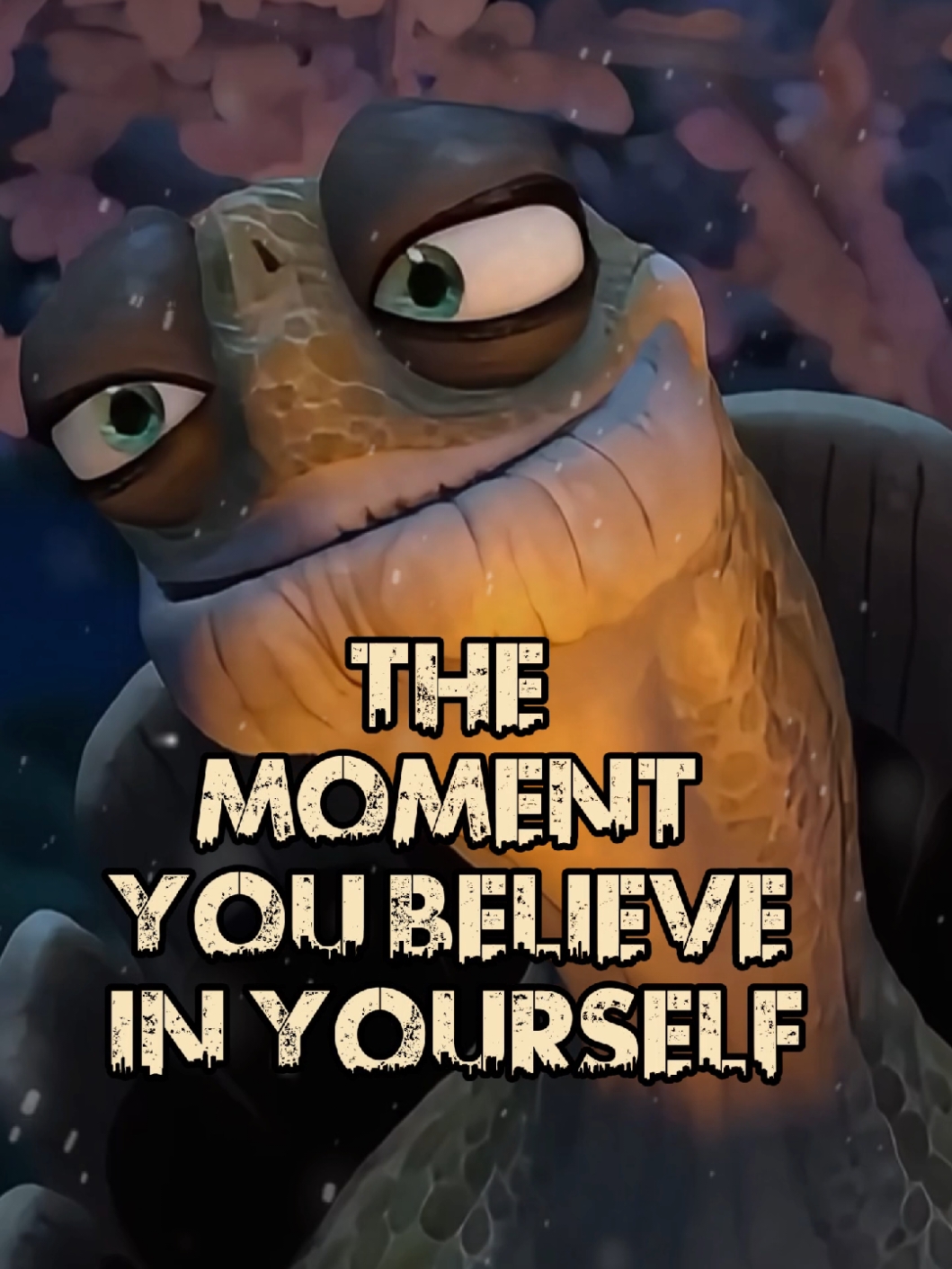 Master Oogway THE MOMENT YOU BELIEVE IN YOURSELF #oogway #oogwaymotivation  #oogwaywisdom #oogwaykungfupanda  #viral 