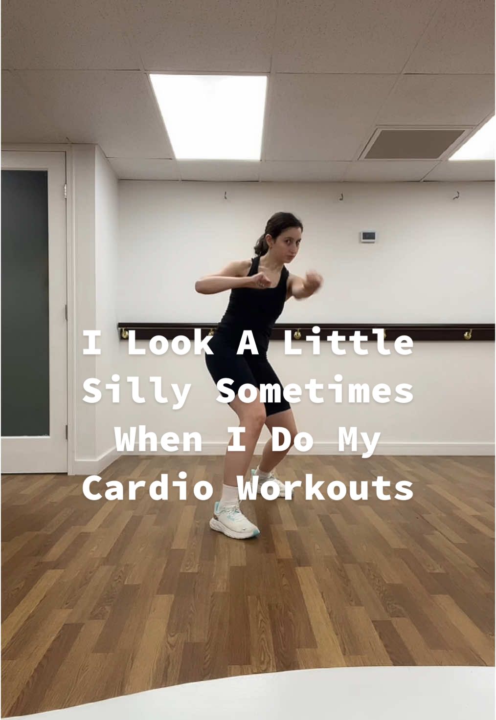 I look a little silly sometimes when I do my cardio workouts. #cardioworkout #relatable 