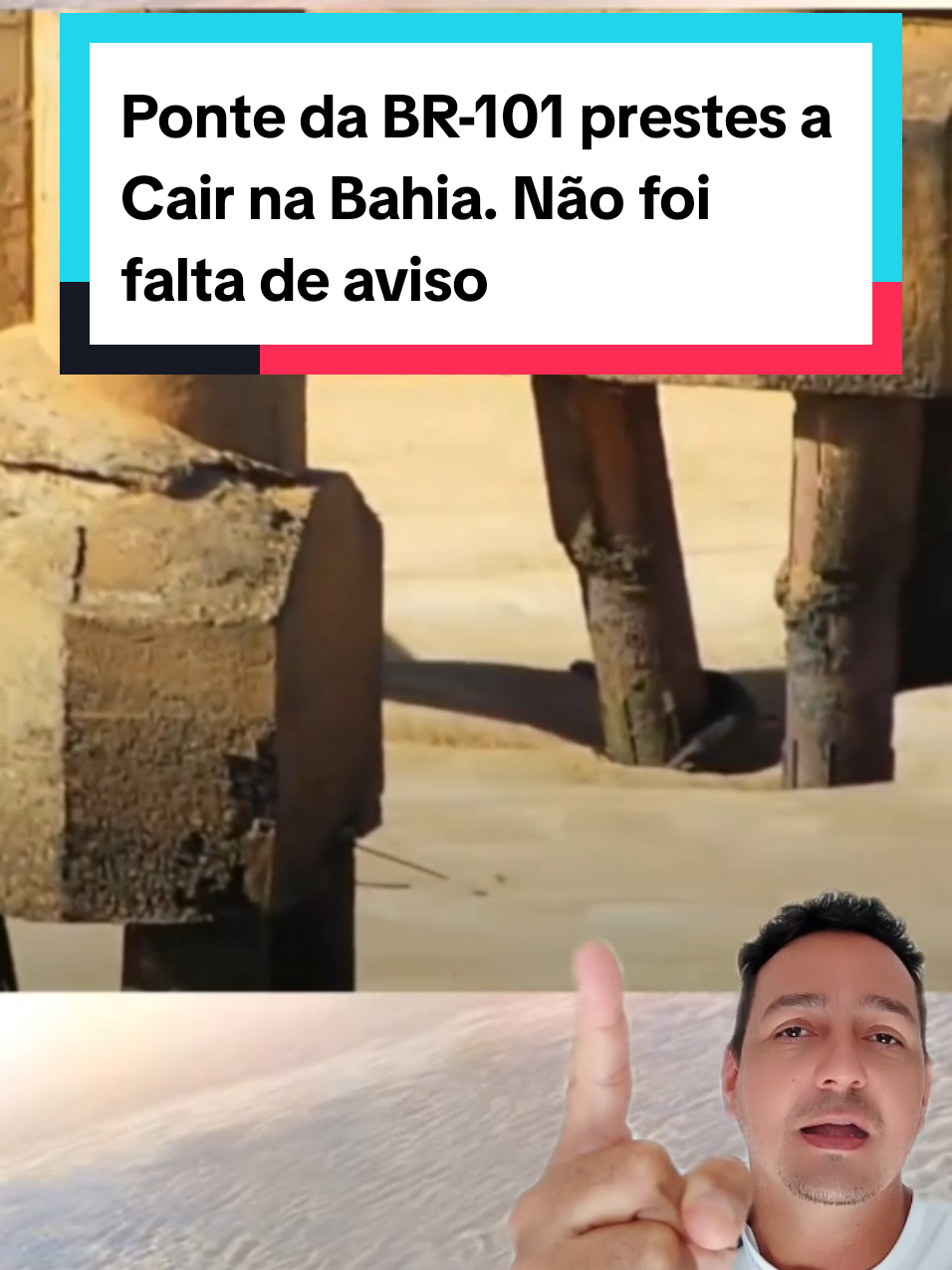 Ponte prestes a cair na Bahia, BR-101, ponte de itapebi no Rio Jequitinhonha. #rotasdonordeste #prf #emtran #policia #estrada #br101 #jequitinhonha 