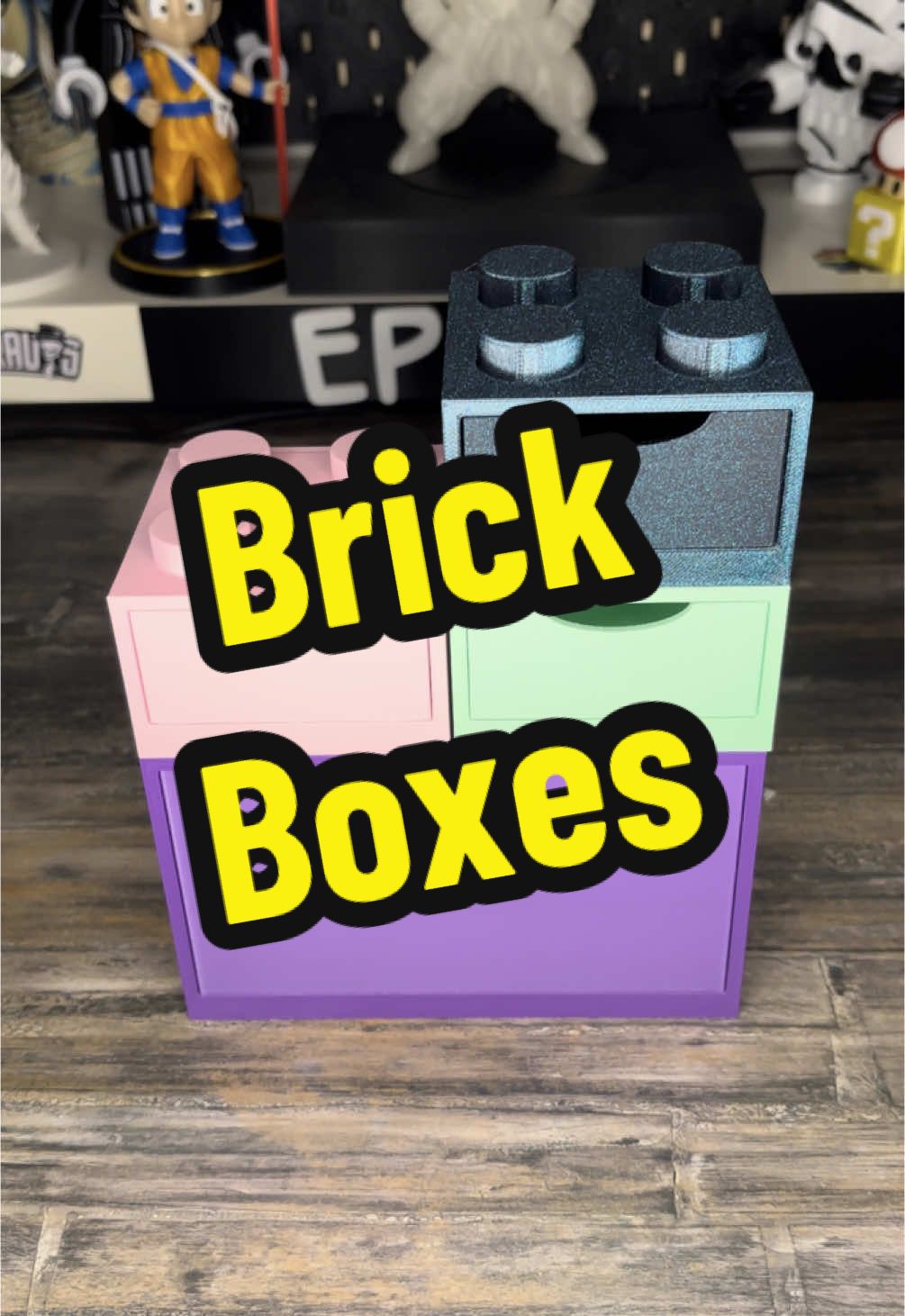 Brick Stackable Desk Boxes 💾-> STL : Makerworld 609147 🧵 Filament: PLA  🖨️Printer: Bambulab P1S 🕖 Print Time: 3,7h 🖥️ Slicer: Bambu Studio 🌀Infill: 15% 💉Nozzle: 0,4mm 🪢 Support #3dprinting #3ddruck #3ddrucker #3dprinted #3dprint #3dprinter #3dprintcommunity #3dprints #makerworld #bambulab #bambu#printerlife #eps3d #brick #brickbuilding #lego #brickbox #lego3dprint #legofan #legocity #legogram #printinplace #filamento #DIY #asmr #suspended 