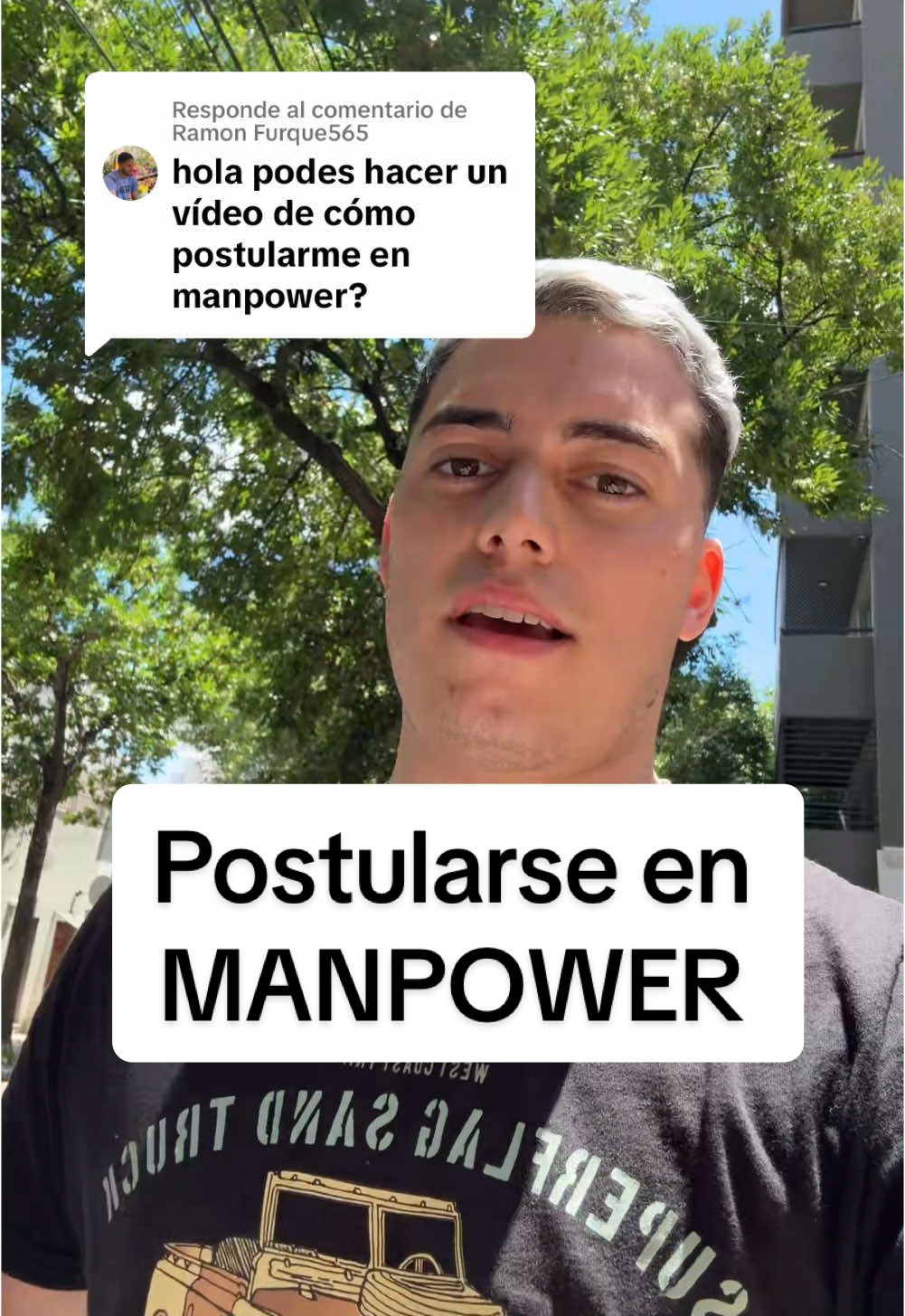 Respuesta a @Ramon Furque565 Aplicar a vacantes en @ManpowerGroupCL. Completa tus perfil y CV y listo. #empleo #trabajo #busquedalaboral #trabajadoreslatinos #buscoempleo #busquedalaboral #manpower 