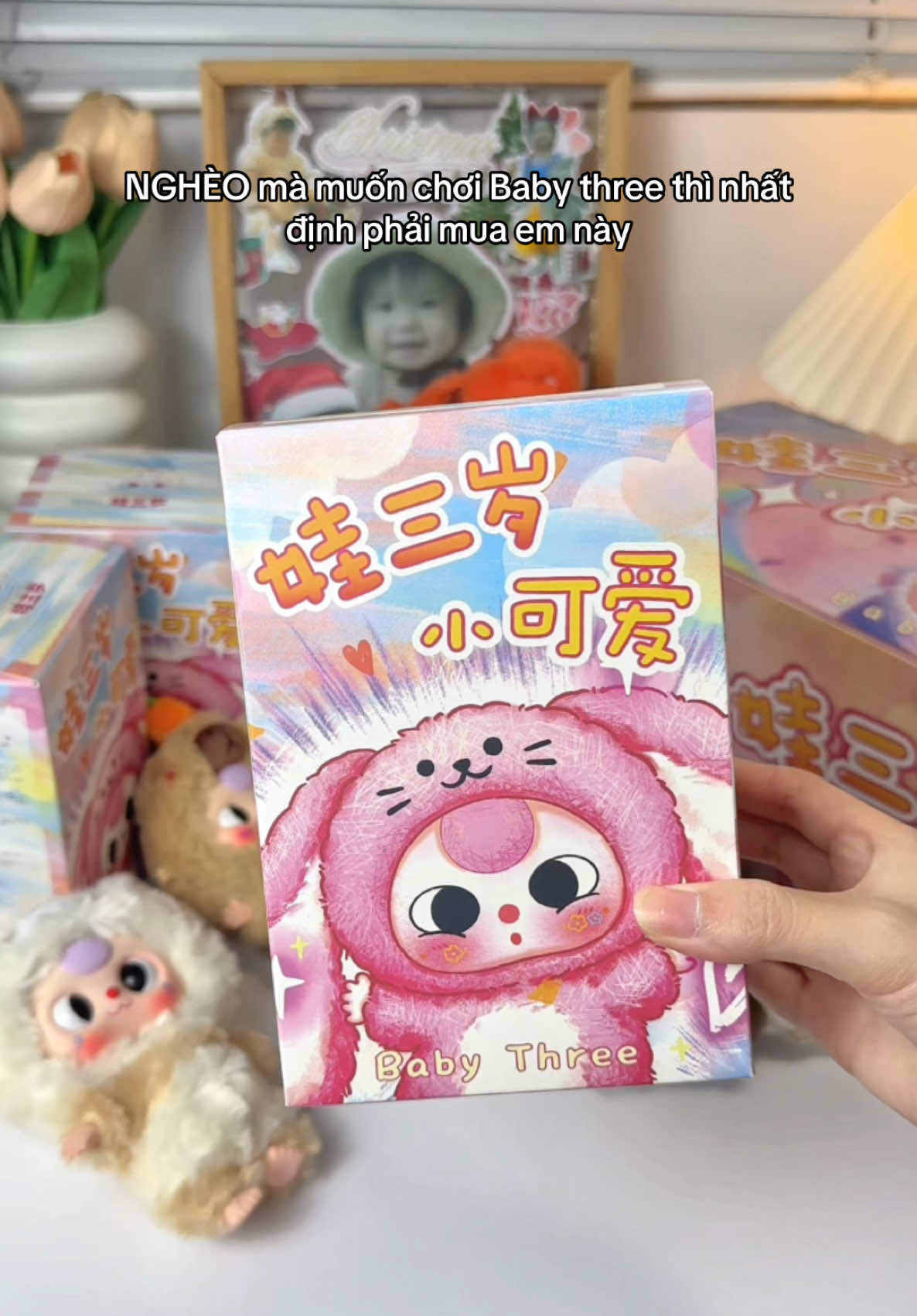 Baby three v3 mini - ver mới nhứt của bé ba đó mấy bà #betixiuriviu #xuhuong #viral #blindbox #babythree 