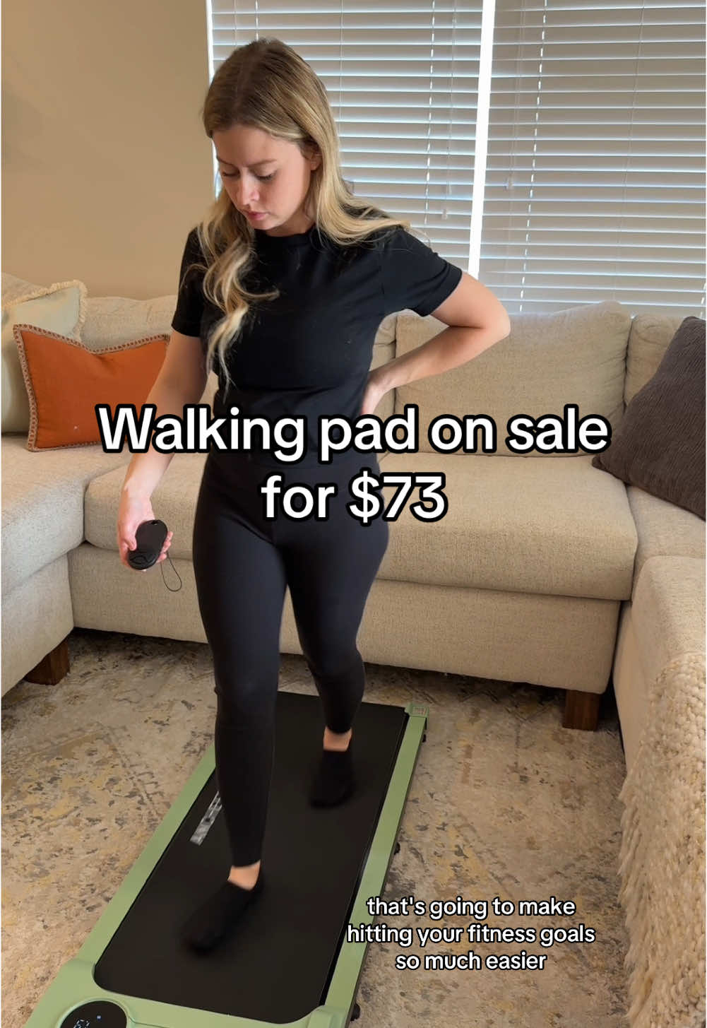 Check your coupons!! #walkingpad #treadmill #10000steps #fitnessmotivation #healthylifestyle #walkingshoes 