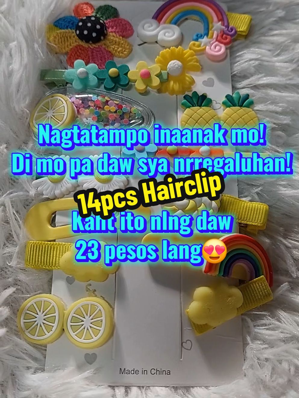 Nagtatampo inaanak mo! Di mo pa daw sya nrregaluhan! Kaht ito nlng daw 23 pesos lang😍 #hairaccessories #hairclip #tiktokfindsph #tiktokfinds #fyforyou #fypage #foryou #fyp #fypp 