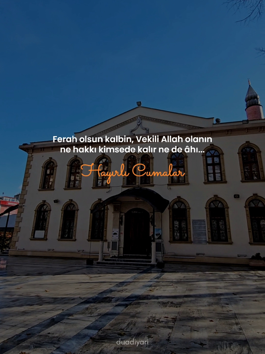 Ferah olsun kalbin, Vekili Allah olanın ne hakkı kimsede kalır ne de âhı... #cuma #cumavideoları #hayırlıcumalar #cumanızmübarekolsun #cumamesajları 