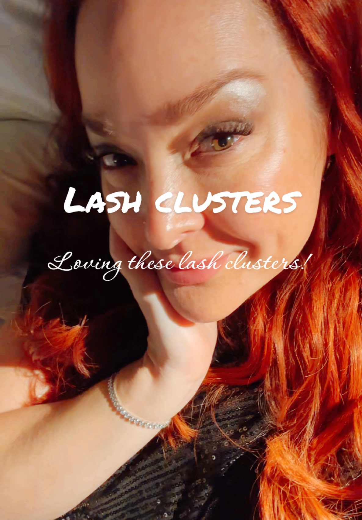 Lashes clusters make every thing better! #lashclusters #diylashextensions #clusterlashes #NewYearNewAura 