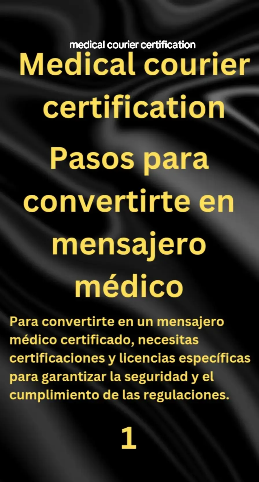 Pasos para convertirte en mensajero médico