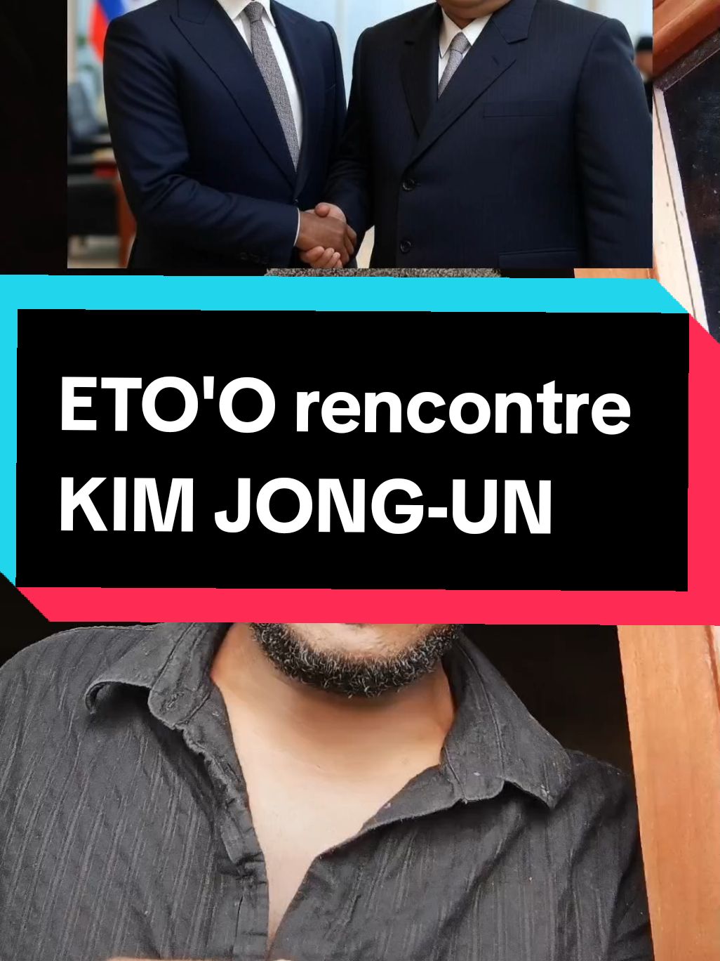 rencontre inoubliable Samuel Eto'o, Kim jong-un #etoo #kimjongun #bellerencontre 