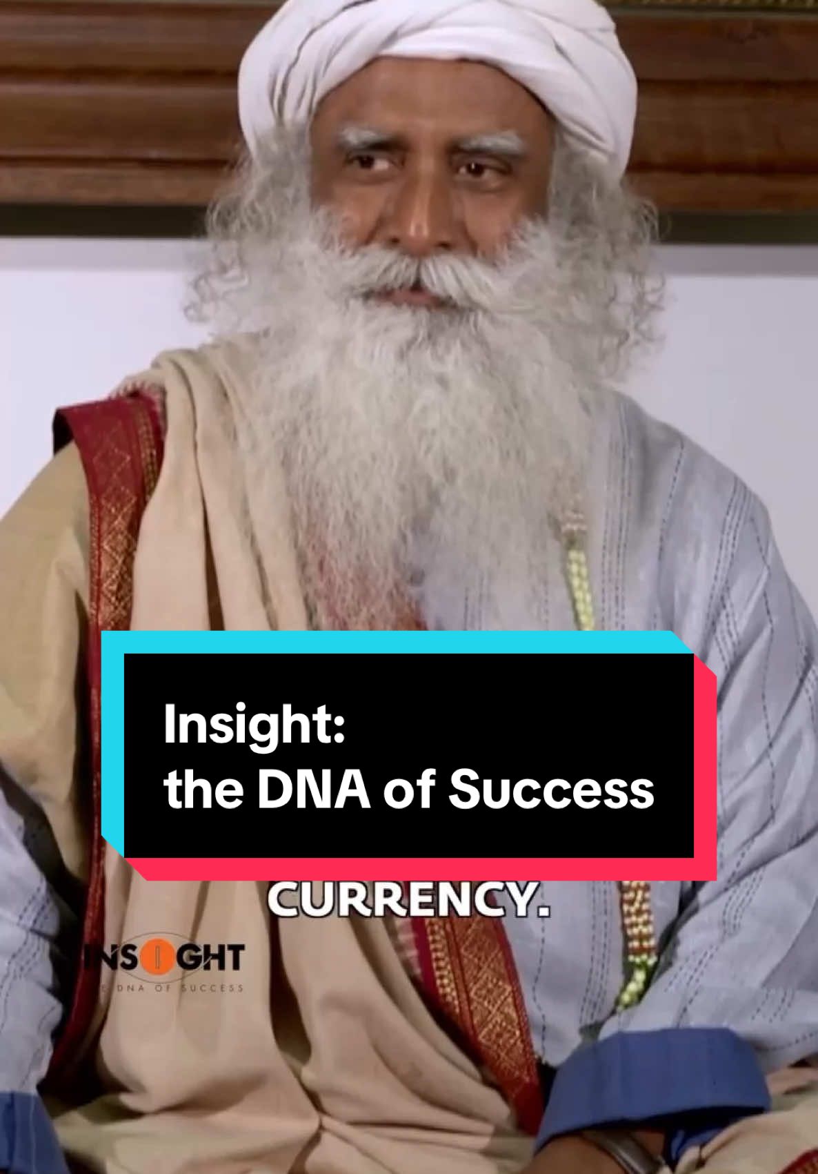 Insight: the DNA of success #succes #motivation #entrepreneur #sadhguru #entrepreneurship