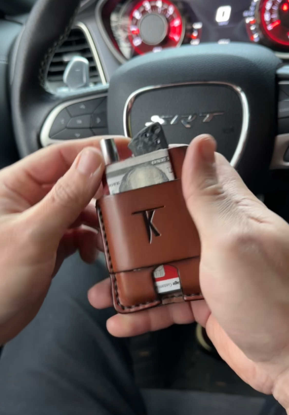 The Mini Bandit wallet meets everyday carry organizer.  Customize your carry and experience the quality of American leathercraft. Shop www.taleofknives.com #trending #everydaycarry #custom #wallet #wallets #organizer #business #shopsmall #cash #credit #moneytok