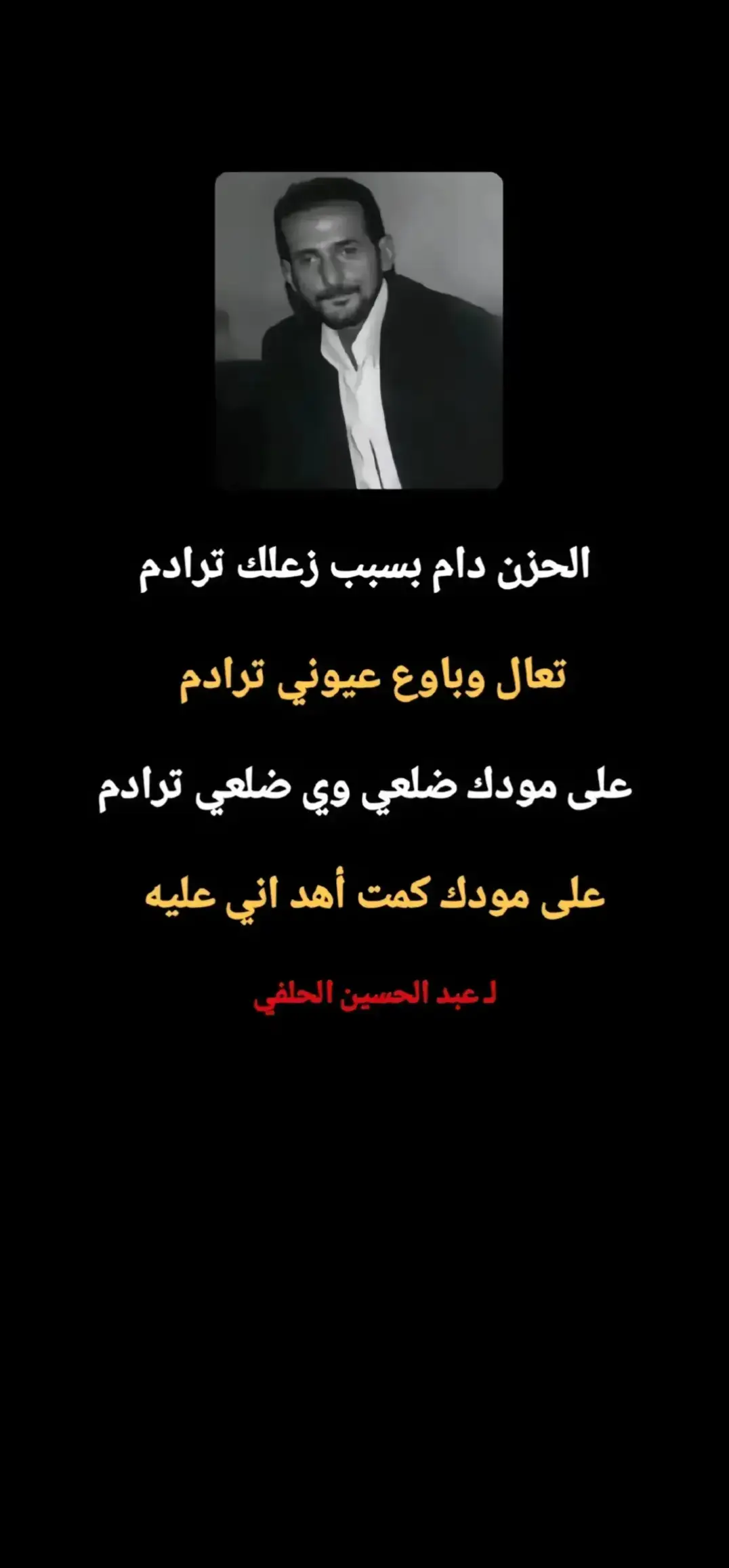 #عبد_الحسين_الحلفي #شعراء_وذواقين_الشعر_الشعبي #مجرد________ذووووووق🎶🎵💞 #شعراء_العراق #fyp #fypシ 