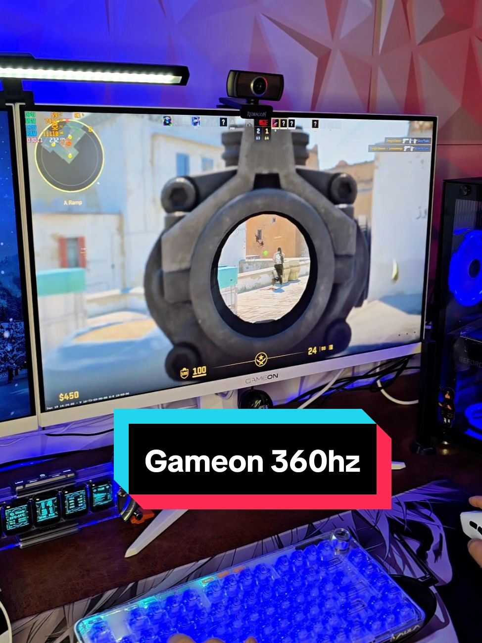 شرايكم في الجديد شباب 🔥 GAMEON GOA27FHD360IPS Artic Pro Series 27