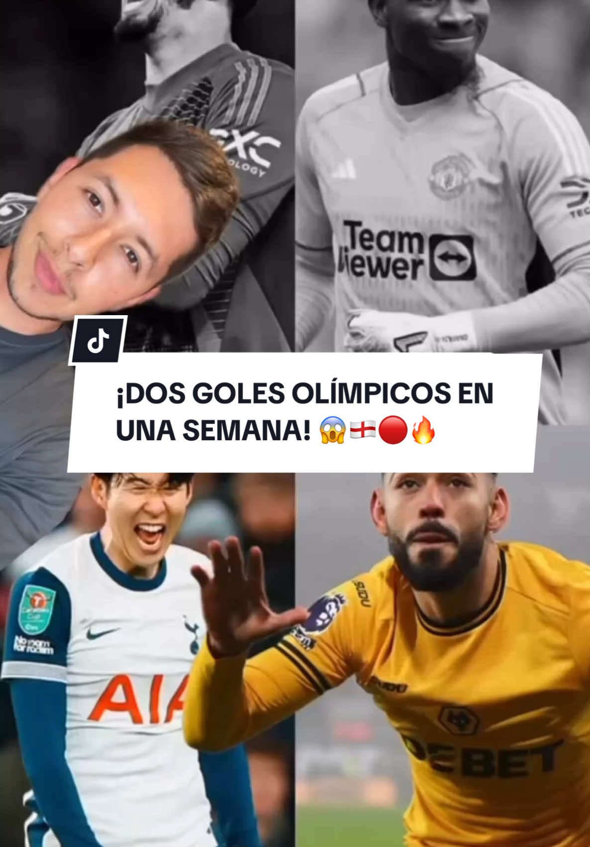 ¡INSÓLITO! 😱🏴󠁧󠁢󠁥󠁮󠁧󠁿🔴 EL MANCHESTER UNITED RECIBE DOS GOLES OLÍMPICOS EN UNA SEMANA, EN COMPETICIONES DISTINTAS Y CON SUS DOS PORTEROS. ¿LOS GOLES? HEUNG MIN SON Y MATHEUS CUNHA 🔥 #manchesterunited #premierleague2024 #matheuscunha #andreonana #boxingday2024 #historiasdefutbol #futbol #m11rcoparra 