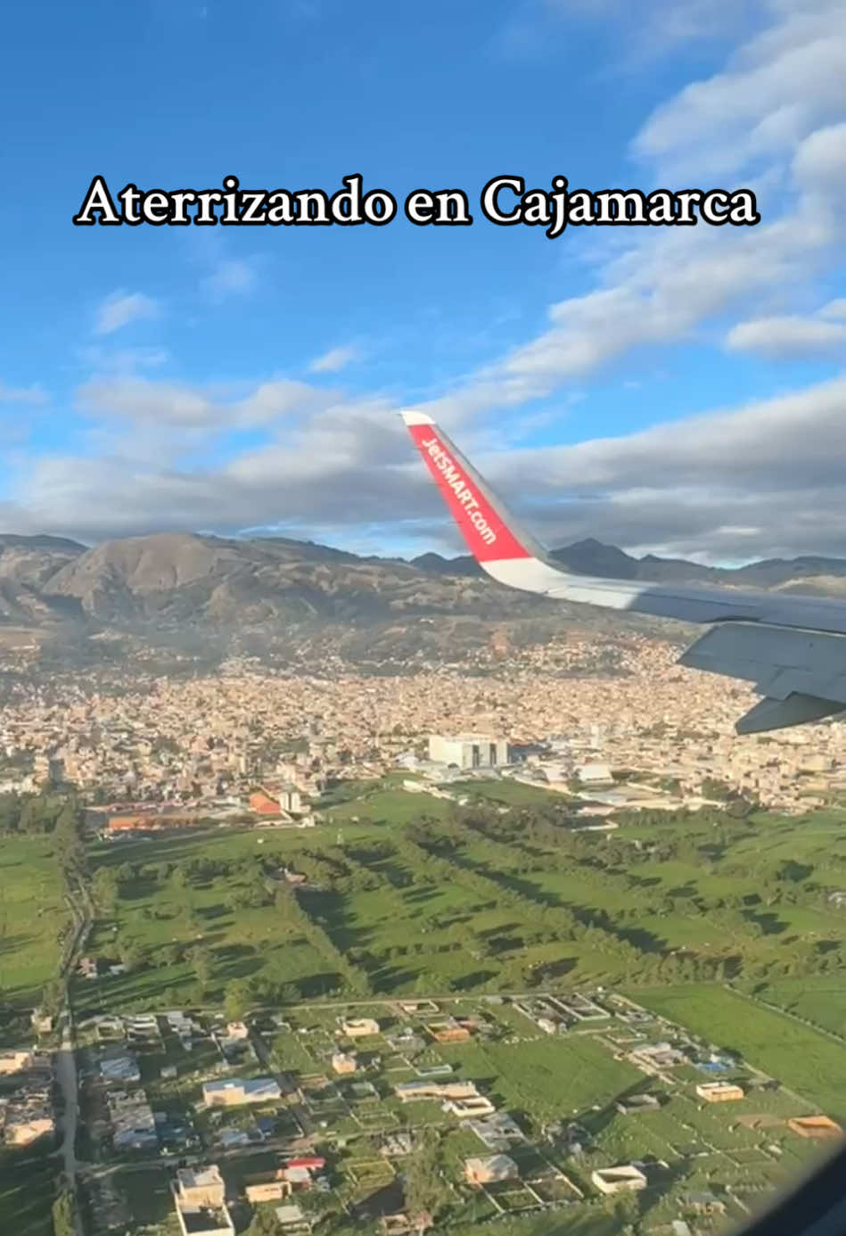 Cajamarca - Perú ✈️💯 #landing #airport #jetsmart #airbus320 #cajamarca_perú🇵🇪 #fyp #videoviral #aviation #travel #paratiiii