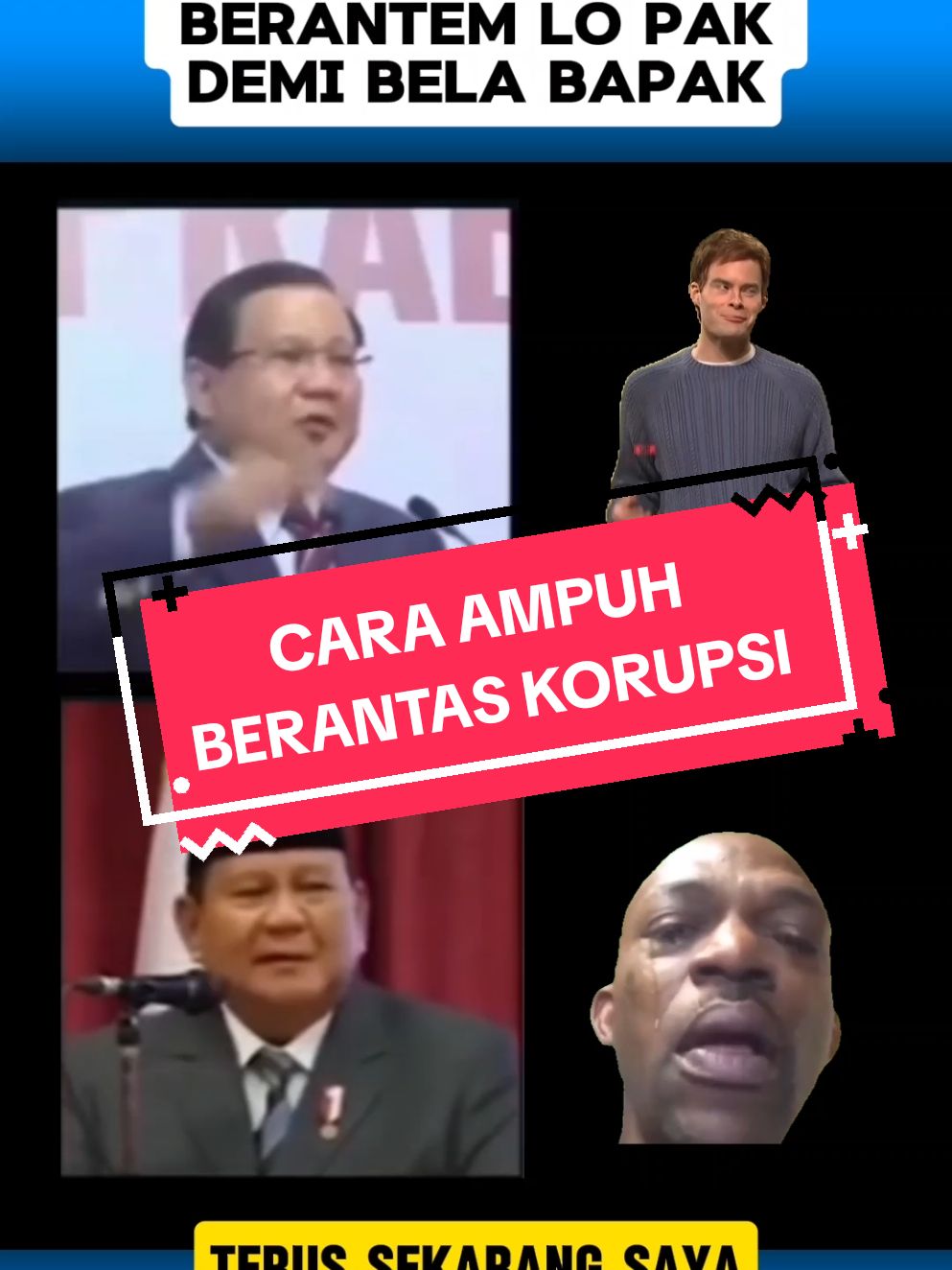 CARA AMPUH BERANTAS KORUPSI VERSI PRESIDEN PRABOWO