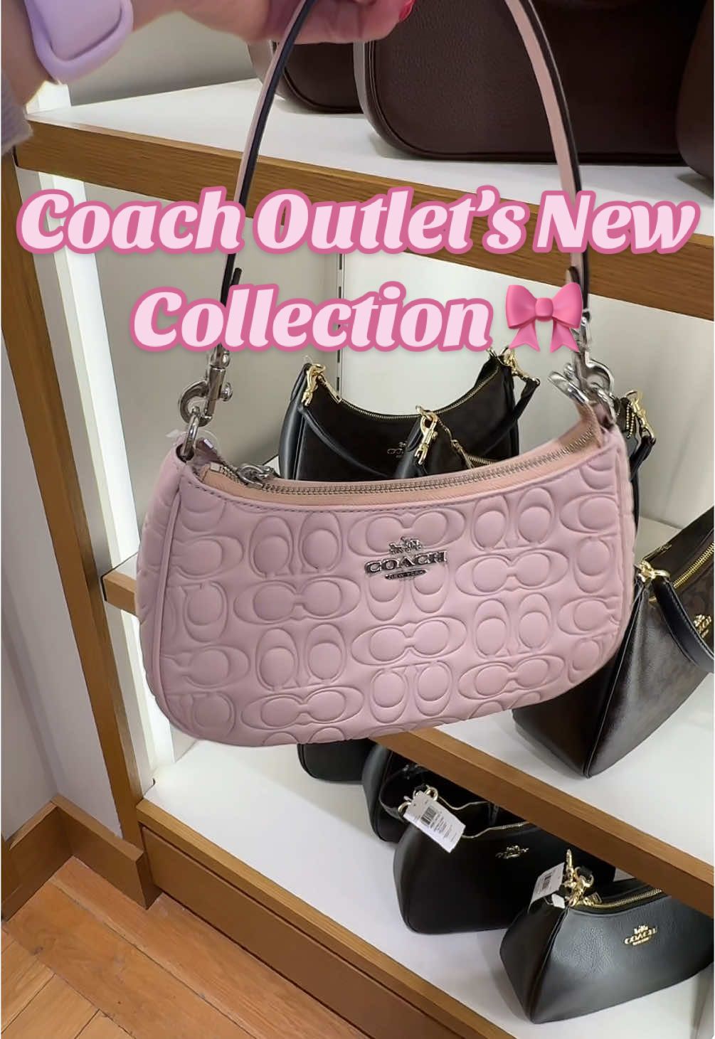 @Coach is just taking all our money with these drops! In love with the blush pink w/silver hardware, had to order for store pickup 😍 #coach #coachoutlet #coachnewcollection #coachteri #coachblush #coachnew #coachpink #viralcoach #coachobsessed #fyp #viral 