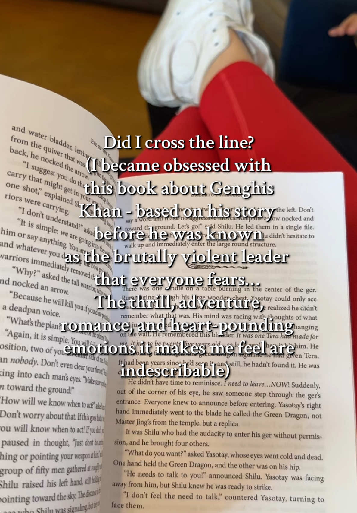 10/10 read that I’d recommend to anyone that enjoys thriller, historical fiction, and adventure books… It also has a bit of romance for those who love love :) #bookrecommendation #historicalfiction #thrillerbook #historicalfictionbooks #genghiskhan 