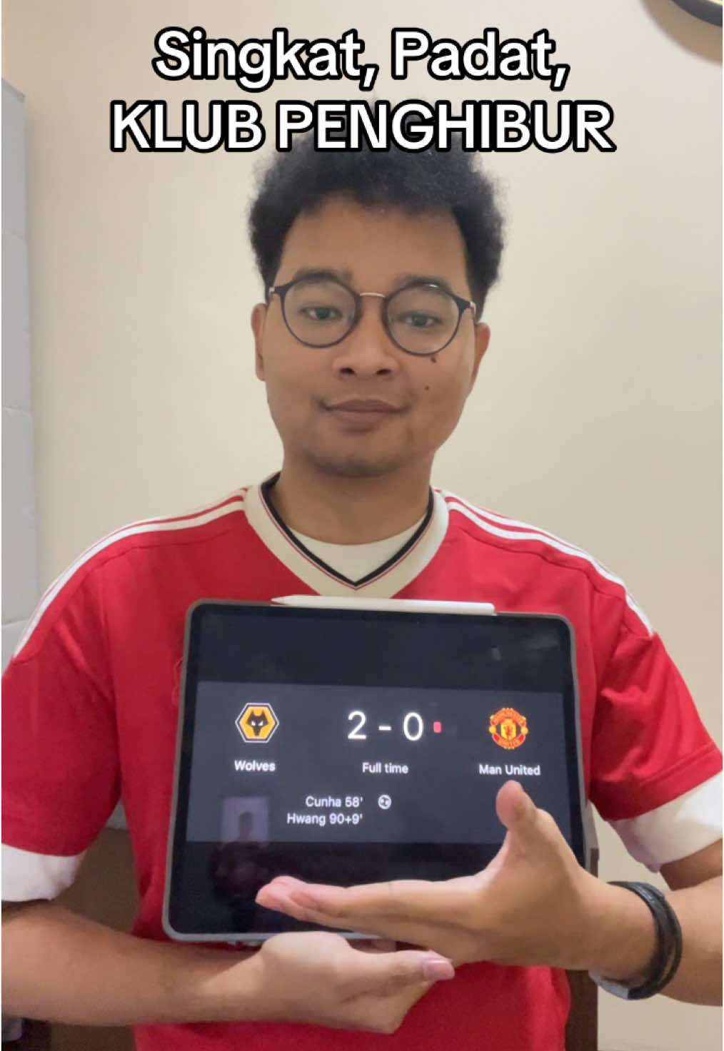 mu tugasnya cuma untuk menghibur tiap minggunya🙂 #manchesterunited #wolverhampton #PremierLeague 