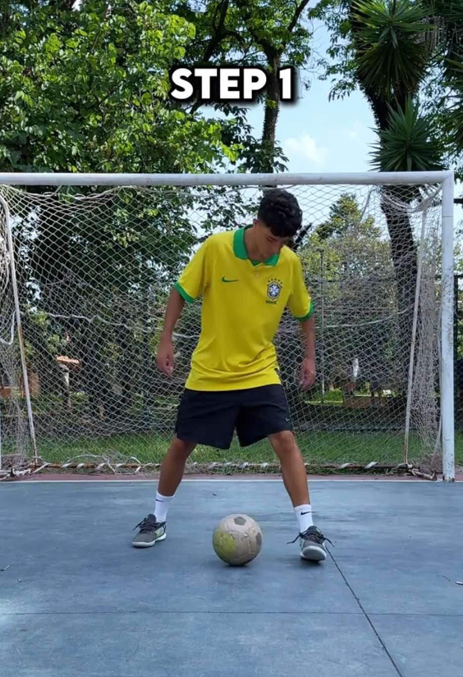 tutorial do drible mais apelão!🔥 #futsal #tutorial #dribles #skills #fyp 