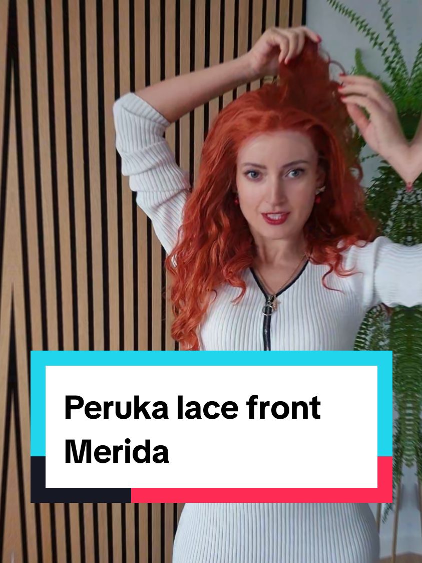 peruka lace front ruda Merida  fale, termoodporna, czepek uniwersalny z regulacja  399zl . . . . . . . . . #Gluelesswig #wiginstall #wigtok #hairextensions #beauty #włosy #łysienie  #wigtutorial #hairstyle #realisticwig #peruka #perukalacefront #over40 #alopecia #peruca 