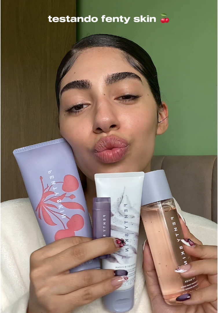 to testando os produtos de @Fenty Skin há alguns dias e trouxe a resenha pra vocês 💜 obrigada @Kaká Oliveira por me emprestar hihi #fentyskin #resenha #skincare 