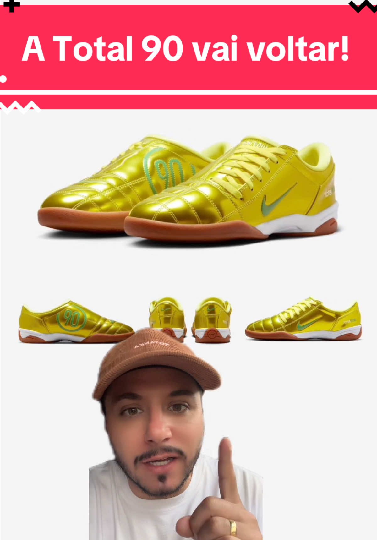 Quem ai iria querer uma Nike Total 90? Marca a pessoa que você tem certeza que adoraria ter uma dessa.