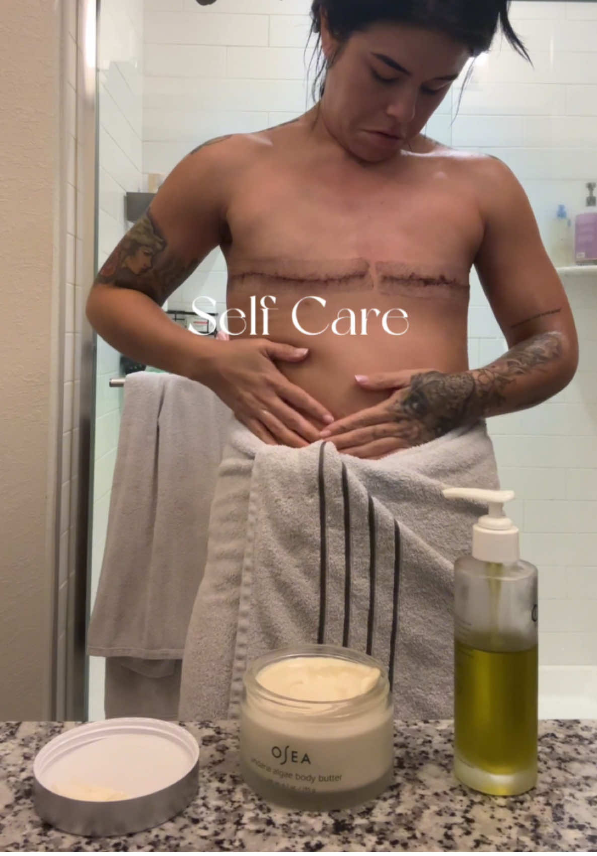 Self care ft.  @TIRTIR Inc.  @Face Reality  @OSEA Malibu  #BRCA #breastcancer #aestheticflatclosure #doublemastectomy #mastectomy #bodypositivity #womenempowerment #empoweredwomenempowerwomen #healthadvocate  #flattie #flattiebaddie