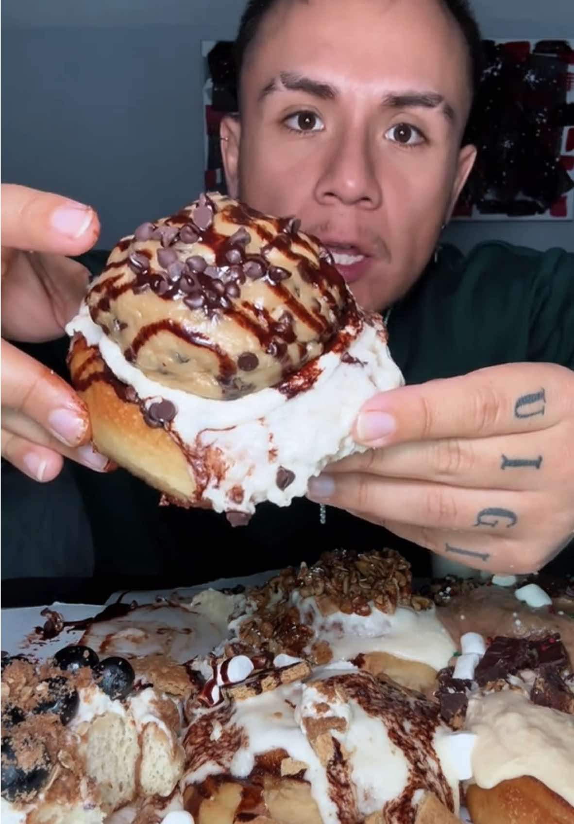 Blueberry pie cinnamon roll, Cookie Monster cinnamon roll and SO MUCH MORE 🤩🔥 from @Cinnaholic  #cinnaholic #cinnamonroll #cinnamonrolls #blueberrypie #cookiemonster #cookiedough #smores #chocolatelover #christmasdessert #dessert #desserttiktok #dessertlover #rva #richmondva #rvaeats #rvarestaurants #asmr #asmrsounds #asmrvideo #asmrfood #asmreating #eating #eatingshow #eatingsounds #eatingasmr #eatingshowasmr #eatingfood #mukbang #mukbangeatingshow #mukbangasmr #mukbangtiktok #mukbangasmrfoods #food #Foodie #FoodTok #foodtiktok #foodreview #FoodLover #foodasmr #foodontiktok #foodietiktok #fyp #viraltiktok #watchmeeat #comeeatwithme #letseat #messyeater #goodeats #bigbites #chewing #chewingsound #satisfyingvideo #satisfyingsounds #satisfaction #sweets #ooeygooey 