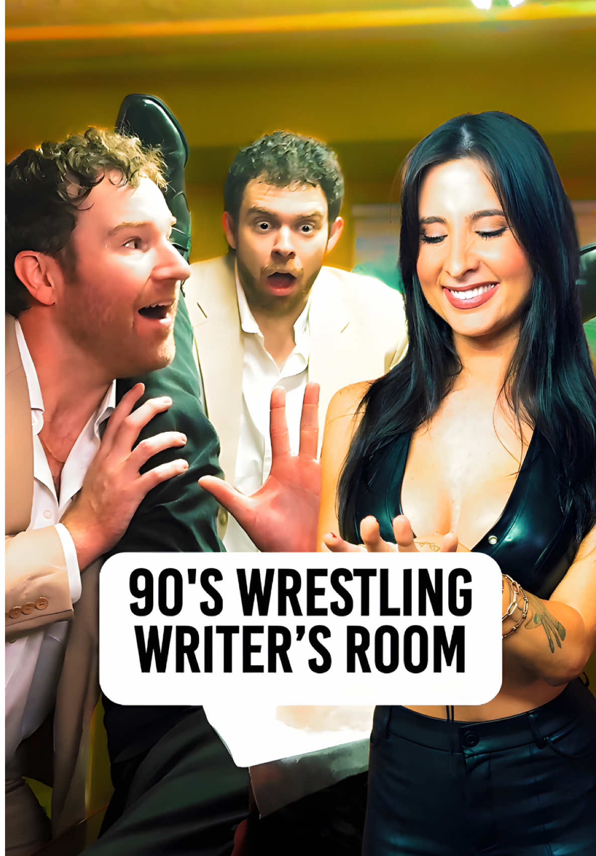 Very real storyline 😳  @Max Goodrich @Anwar Jibawi @Cliff Cisneros @Leroy Patterson @scottvsbox @Paige Blake🌹 @Brad Stoll  #wrestling #WWE #aew #90s 