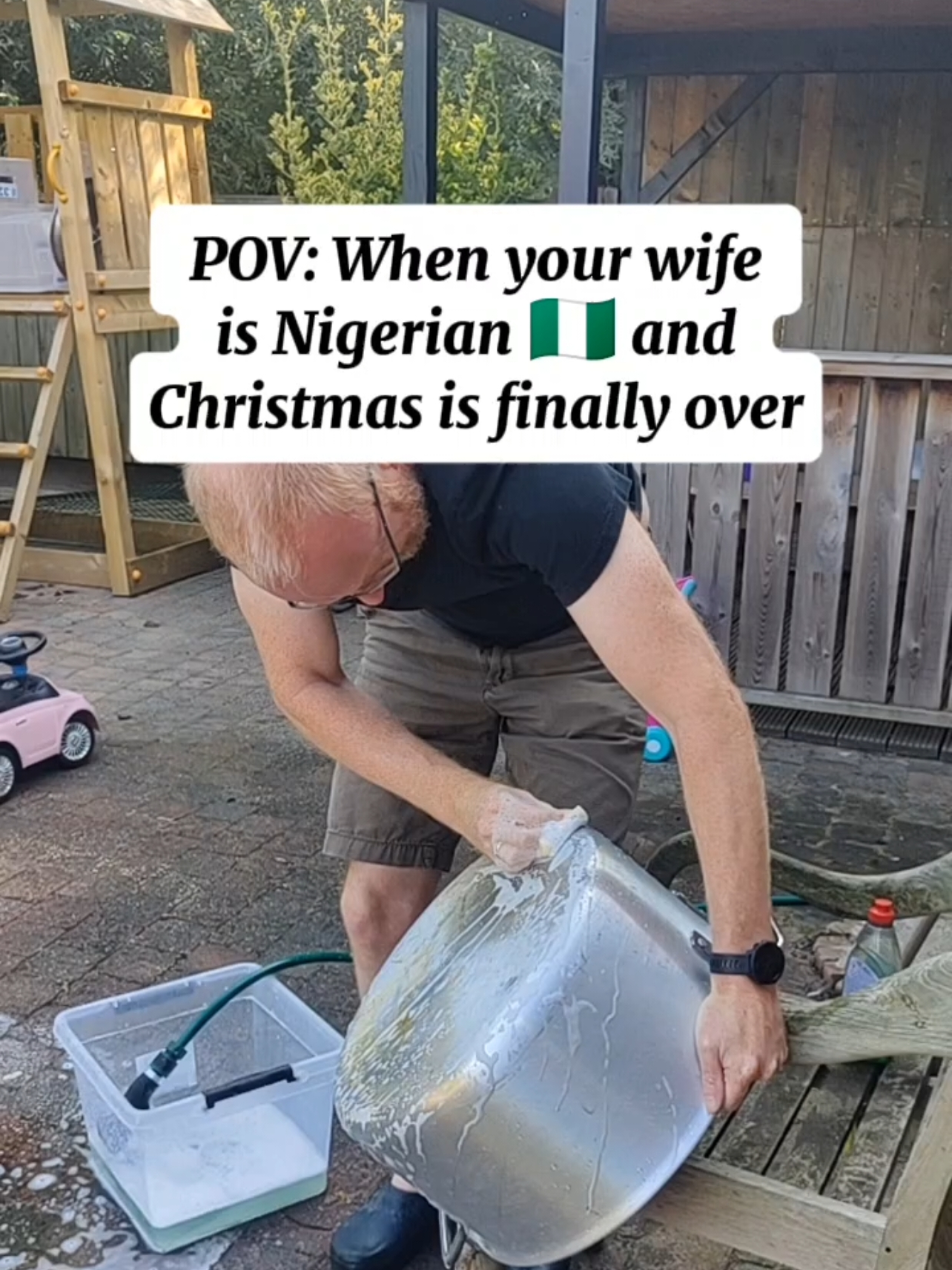 he takes his job seriously 😳  #fyp ##husband #husbandwife #nigerianfood #husbandsoftiktok 