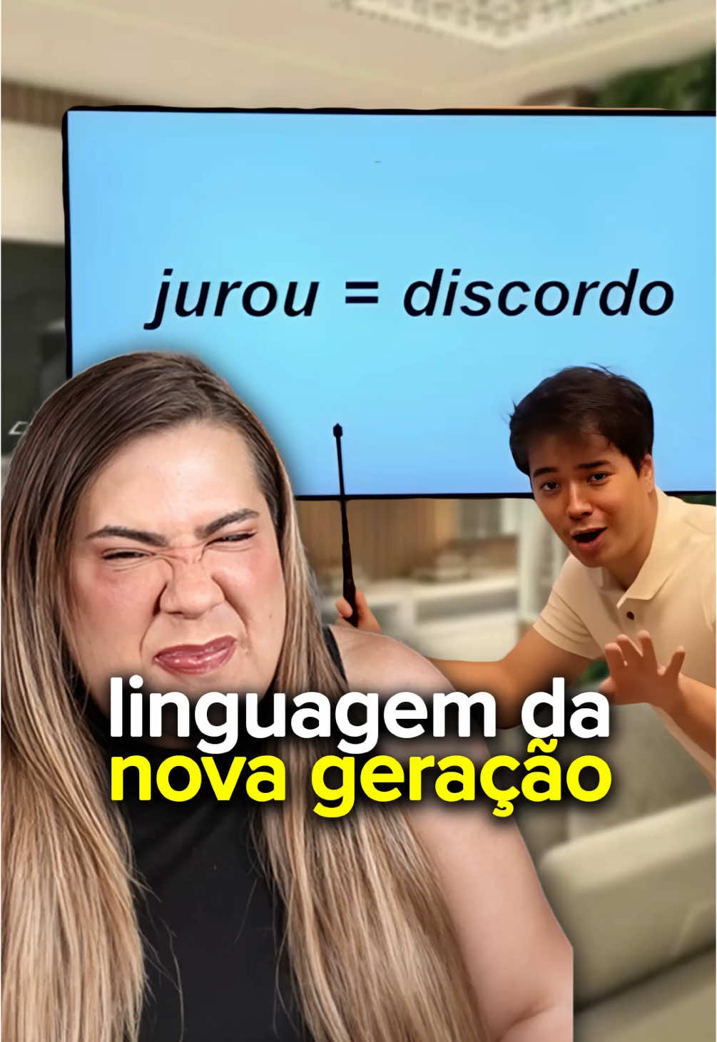 linguagem nova geração #betaboechat #react 