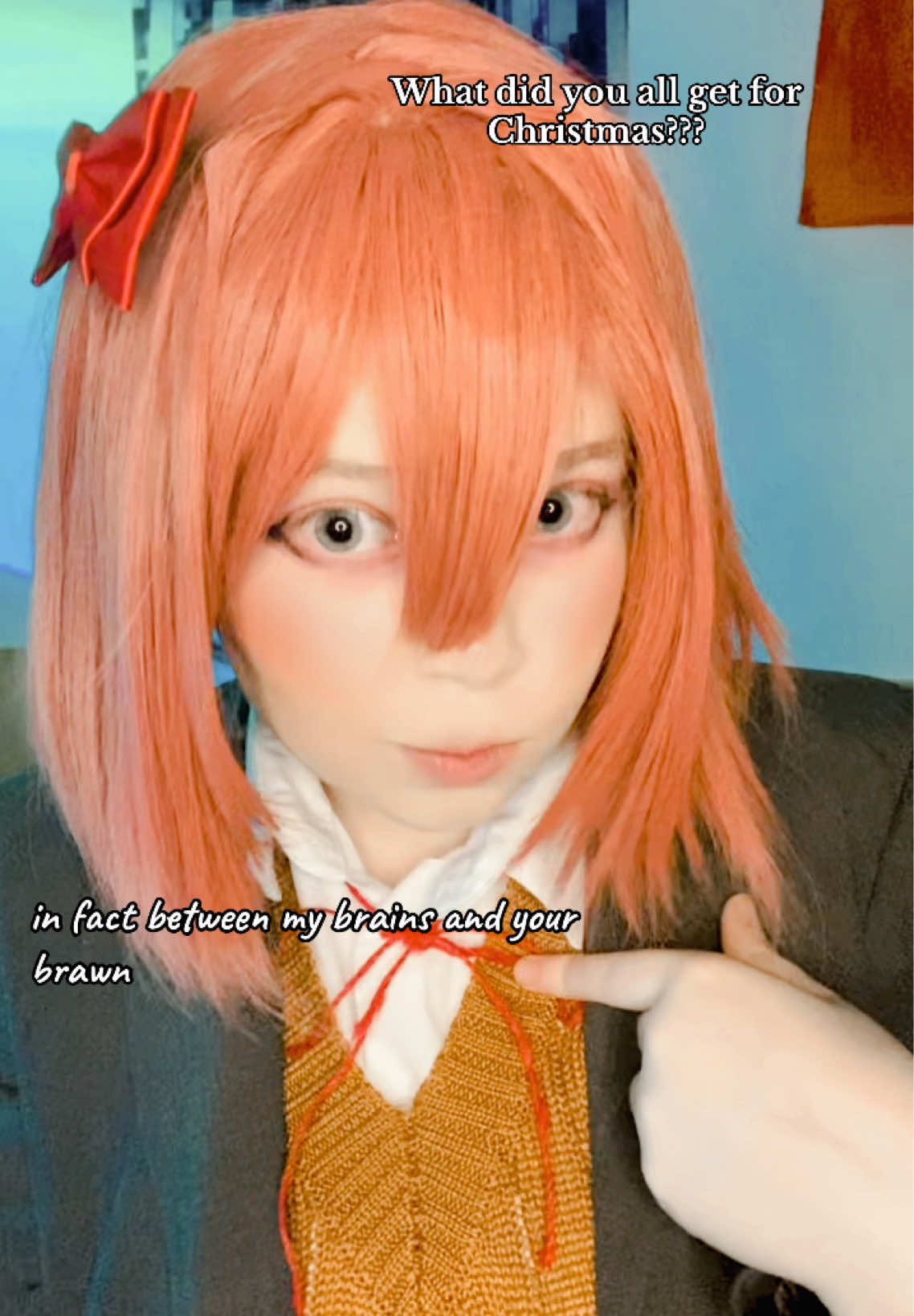 I got a digital watch that will definitely put spyware on every device i connect it to 💀 #sayori #ddlccosplay #ddlc #sayoriddlc #cosplayer #makiharukawa #cosplay #silly #memee #comedyindia #commedy #aesthetic #christmas #christmas2024 #christmastiktok #relatable #duett 