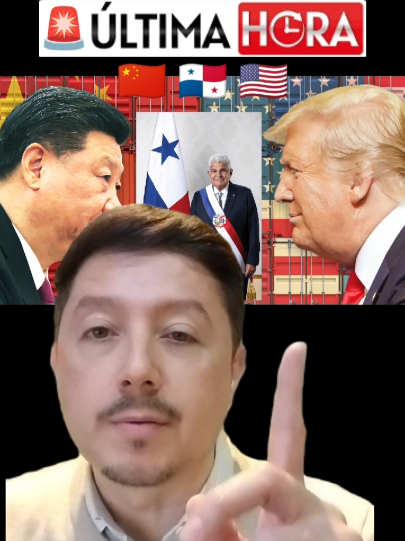 Cada vez de complica más este conflicto que ahora es de tres Panamá, China y Estados Unidos, ¿Trump se quedará con los brazos cruzados? #panama🇵🇦 #estadosunidos🇺🇸 #china #ultimahora🚨 #noticiastiktok #canaldepanama #donaldtrump #chijinping #laurentinocortizo