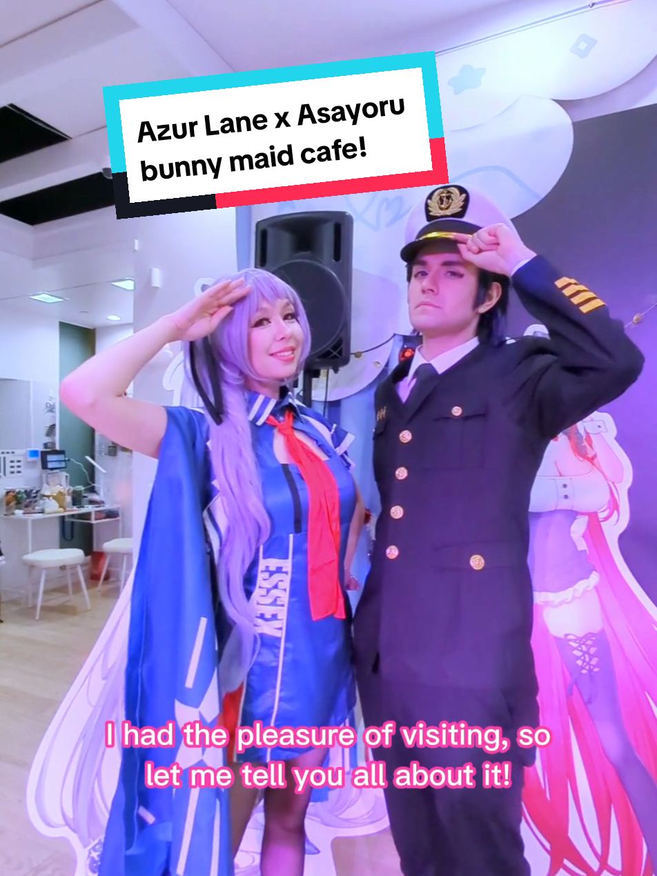 The @Azur_Lane_Official x @Asayoru Maid Cafe  Bunny Maid Cafe is open! Come along with me to see what it's like~ including special collab food, merch, and performances 🩵 Location: Asayoru Maid Cafe  500 North Atlantic Boulevard Suite 125 Monterey Park, CA 91754 Azur Lane collab event is ongoing until January 9th, 2025 #azurlane #maidcafe #asayorucafe #bunnygirlszn 